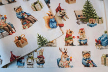 Lade das Bild in den Galerie-Viewer, 2) Platzdeckchen Weihnachten weiss