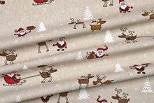 Lade das Bild in den Galerie-Viewer, 9 Weihnachtstischdecke Schlitten