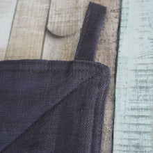 Lade das Bild in den Galerie-Viewer, Leinen Untersetzer grau