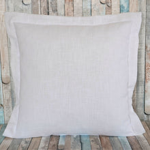 Lade das Bild in den Galerie-Viewer, Leinenkissen Weiss