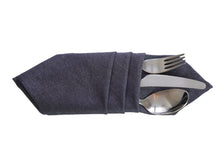 Lade das Bild in den Galerie-Viewer, Serviettentasche aus Leinenserviette