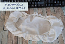 Lade das Bild in den Galerie-Viewer, Tastaturschutz weiss mit Gummi