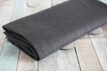 Lade das Bild in den Galerie-Viewer, Vorgewaschene Servietten Leinen grau